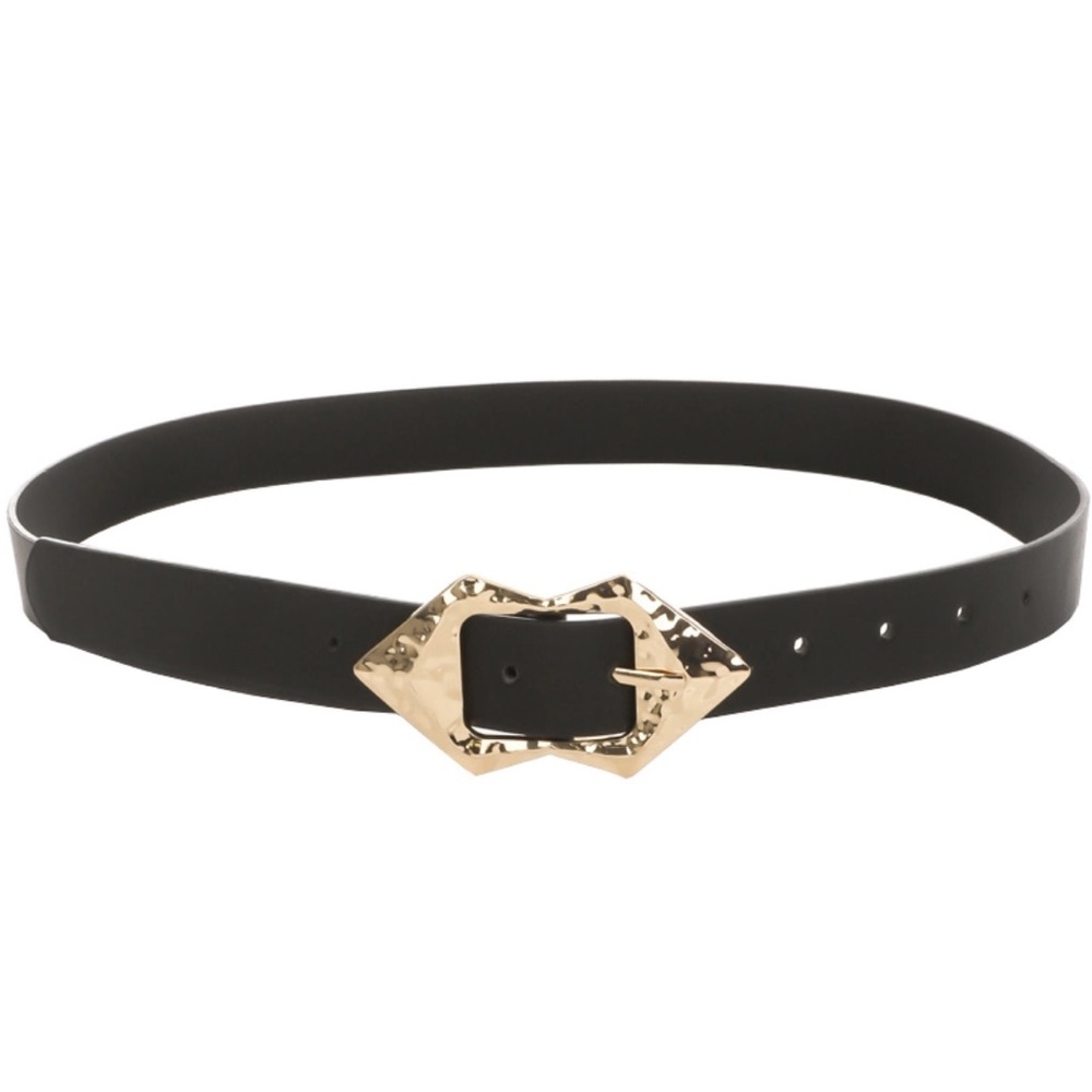 Double Triangle Buckle Fashion Belt